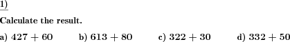 Multiples of powers of ten added to natural numbers. (Example for this math problem)