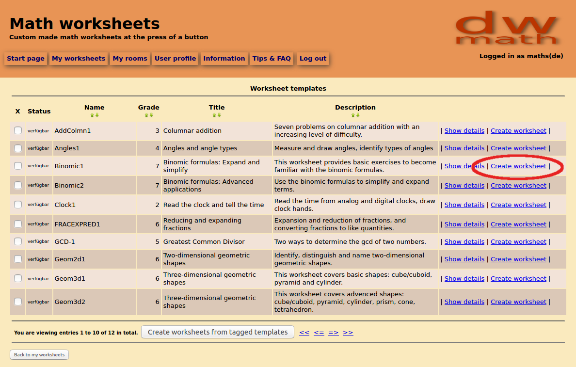 Image of direct import buttons