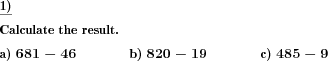 Subtraction of two numbers with controlled number of digits for each number. (Example for this math problem)