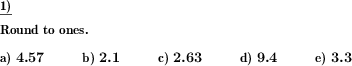 Round whole numbers and decimals